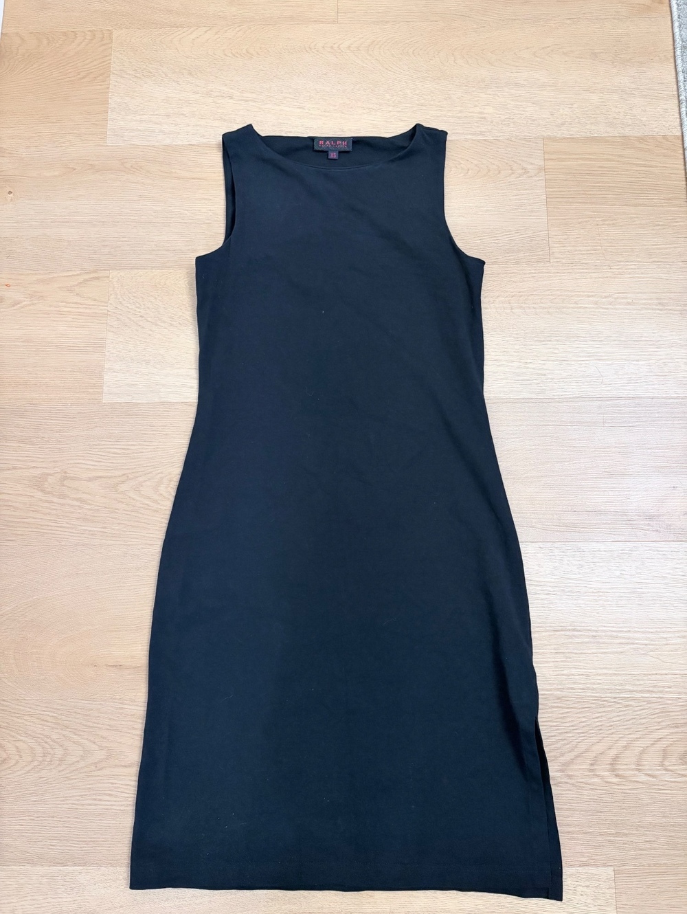Women’s Ralph Lauren RALPH Black Sleeveless Midi Dress Size XS
